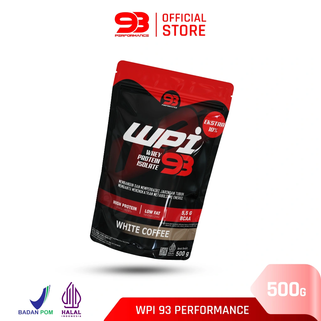 93 PERFORMANCE - Whey Isolate 93 WPI 93 500G Bpom Dan Halal