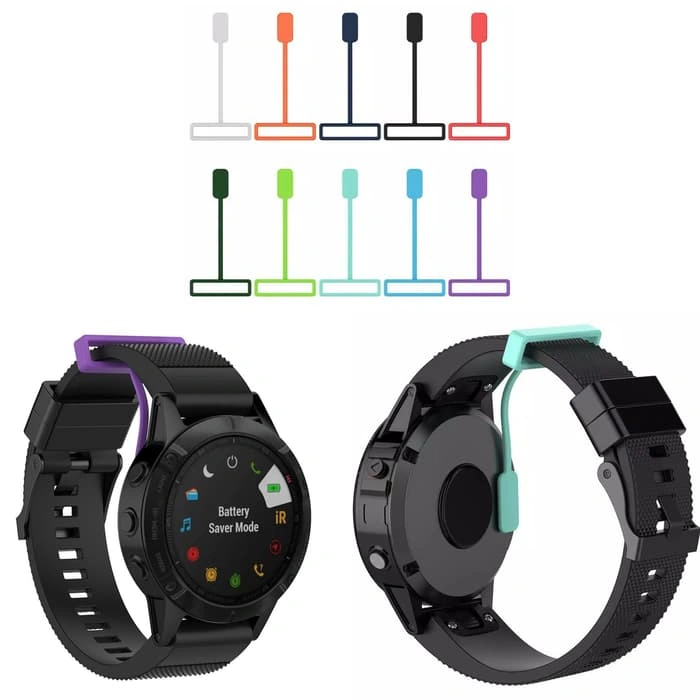 AF Tutup charger Anti Hilang untuk Garmin Fenix 5 6 7 8 5x 6x 7x Instinct Venu 2 3 955 965 255 265 Dust Plug Port Anti Debu