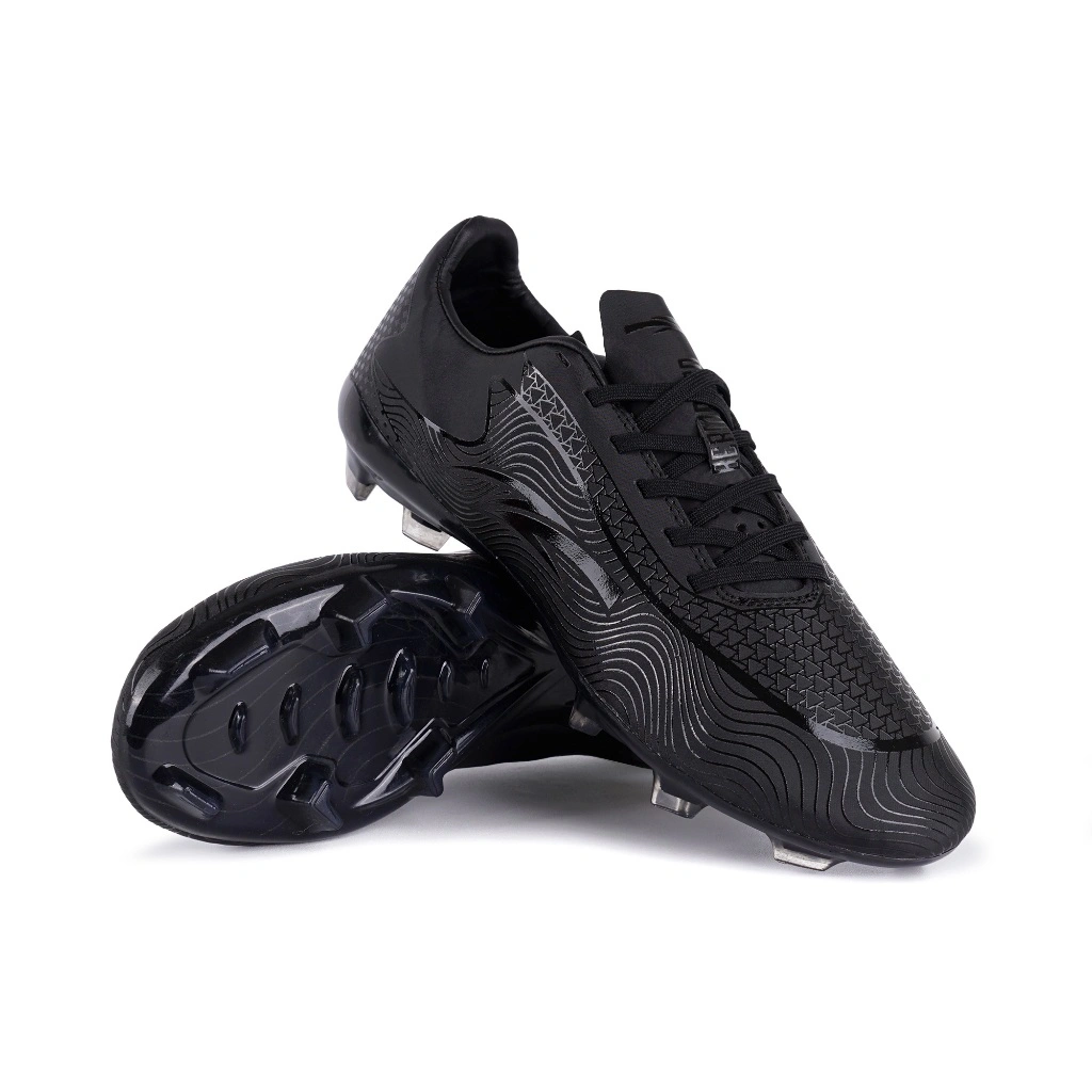 Sepatu Sepak Bola Bermen'go Veloci Alegre FG Full Black