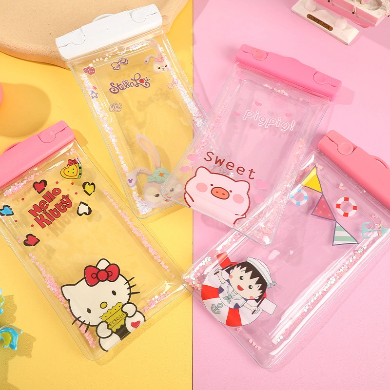 High Quality Casing ponsel tahan air kartun lucu / tas hp tahan air  blind box dikirim secara acak