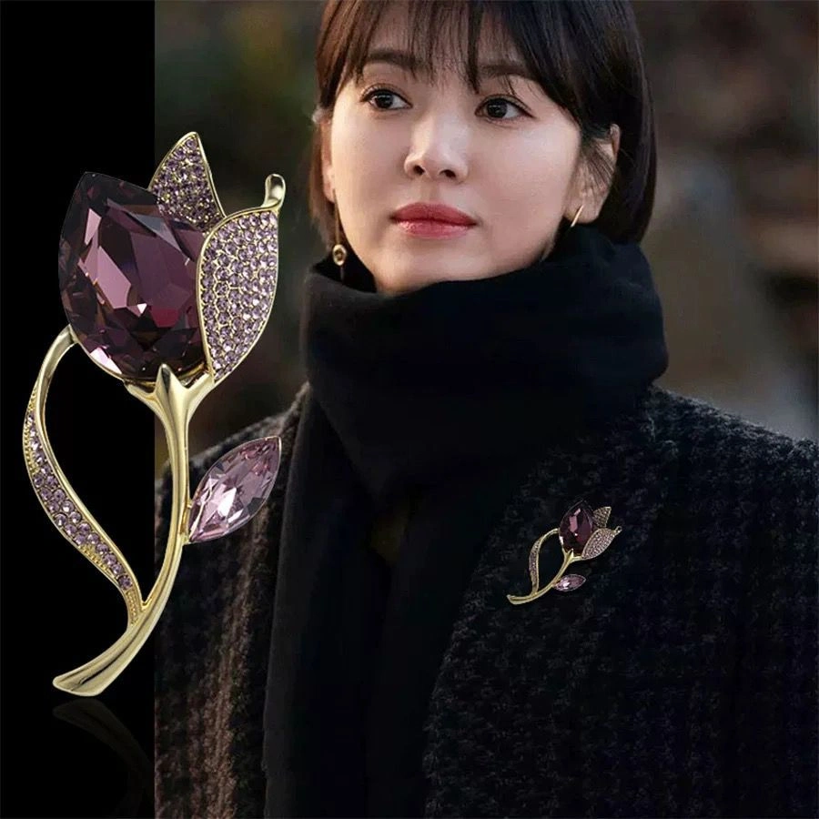 BR18 - BROSS LAVENDRIANA TITANIUM STEEL MODEL MEWAH GAYA EROPA BEST SELLER ANTI LUNTUR ANTI KARAT