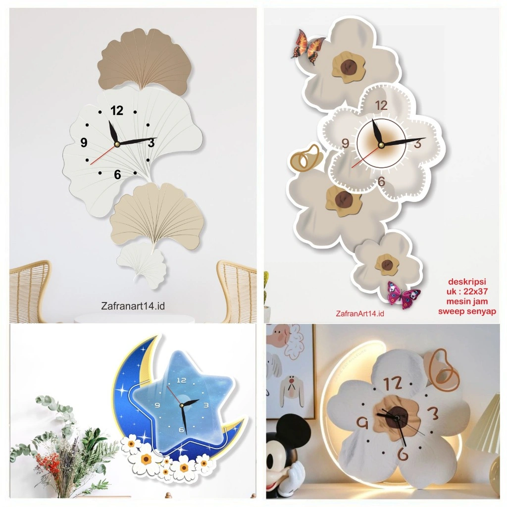 R228-Jam Dinding Ukir AESTHETIC HOME Sweet Home Bunga matahari / minimalis/Hiasan dinding Ruang tamu /kamar tidur/jamjumbo/jamunik