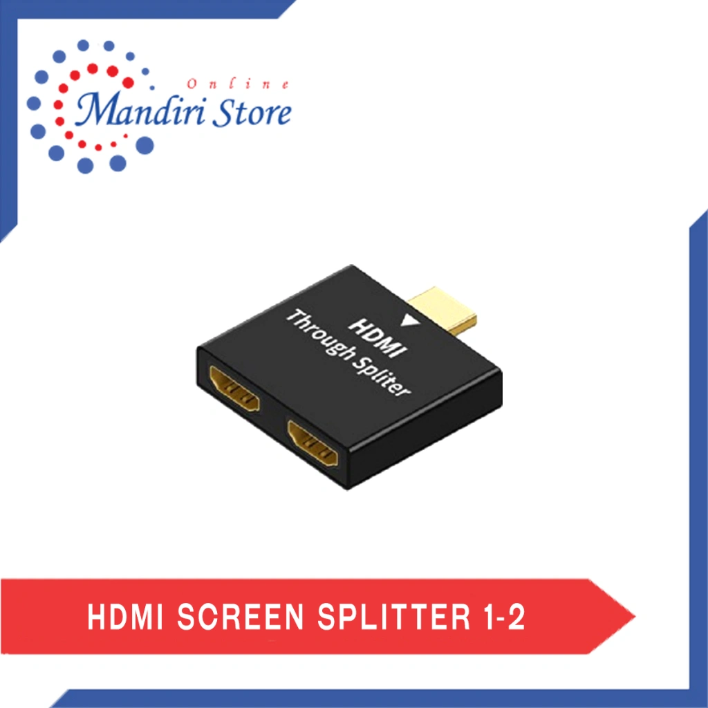 Connector HDMI 1 to 2 Screen Splitter