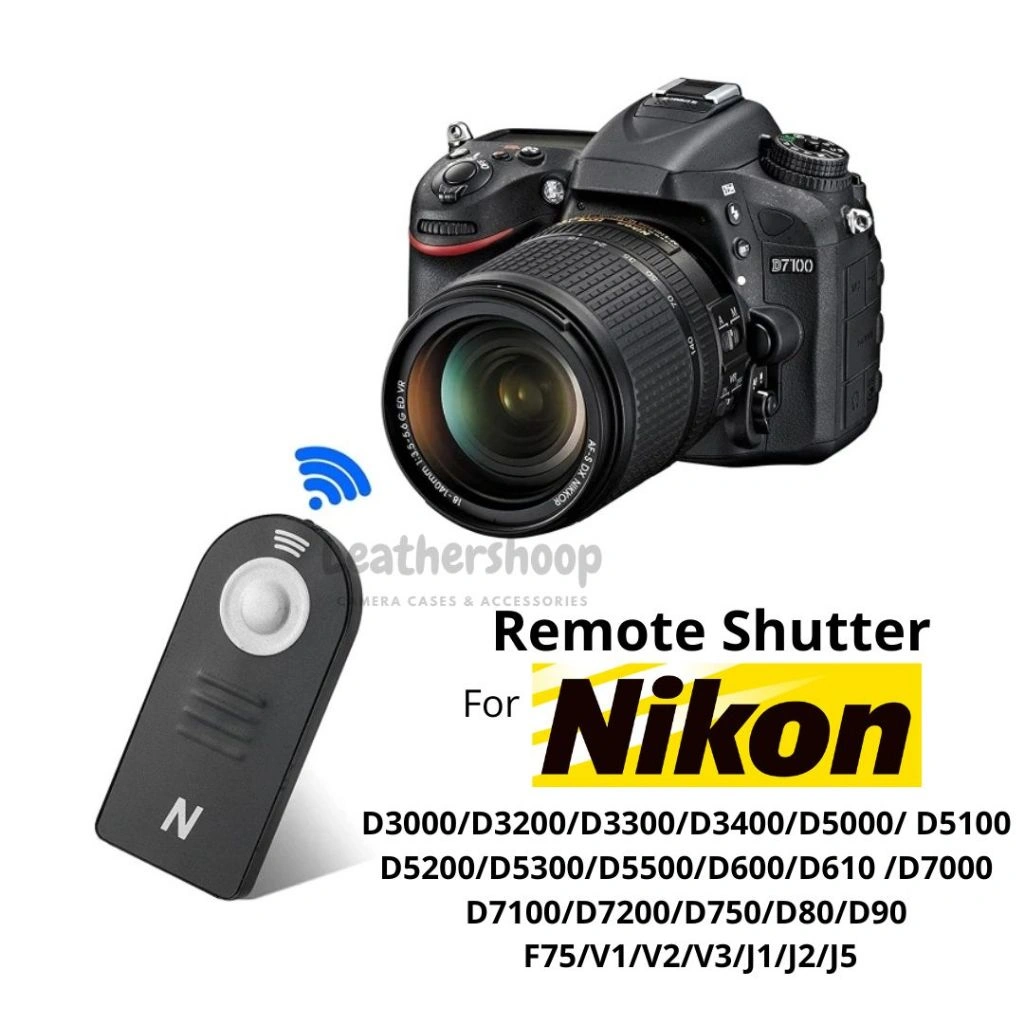 Remote Wireless Shutter Release For Nikon D3200 D3300 D3400 D5100 D5300 D5500 D600 D610 D7000 D7100 dll