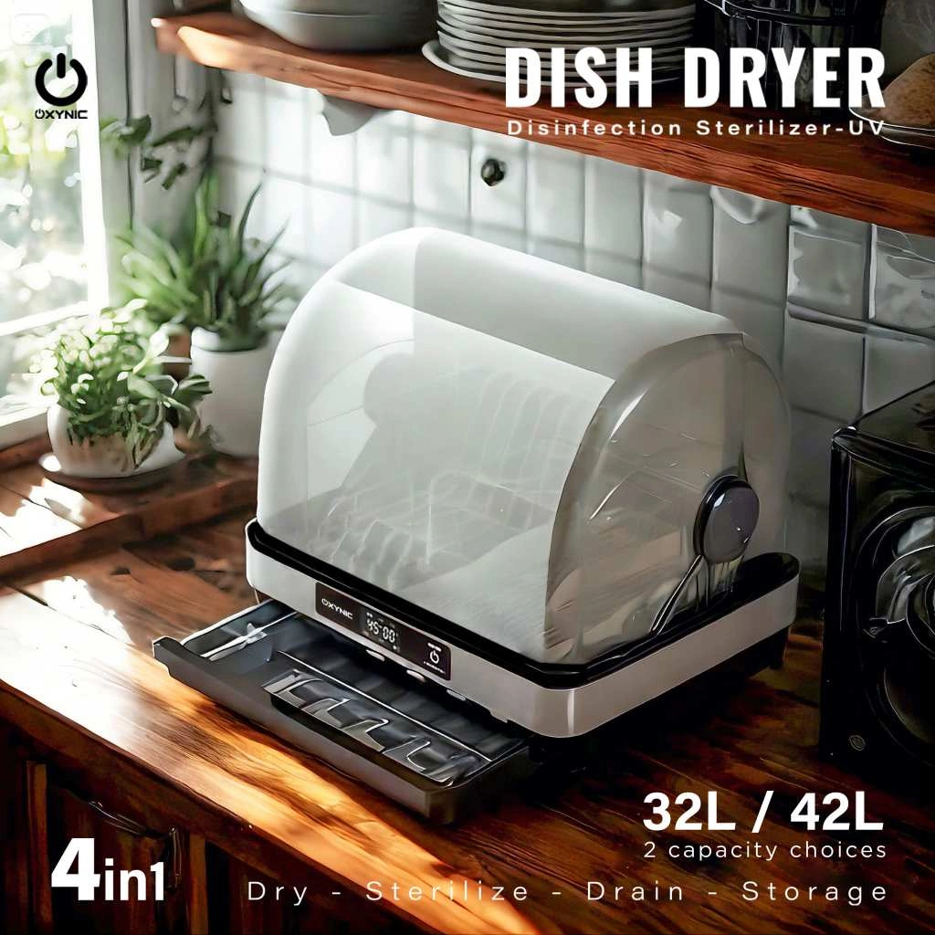 Dish dryer UV 4in1 Dishwashers OXYNIC higienis anti bacteria Sterilizer pengering perangkat dapur