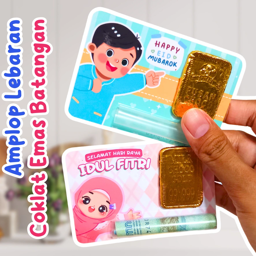 AMPLOP LEBARAN COKLAT EMAS BATANGAN ANGPAU LEBARAN SEDOTAN COKLAT EMAS BATANGAN AMPLOP THR KARTU COKELAT EMAS BATANGAN ANGPAU THR BOCIL UNIK