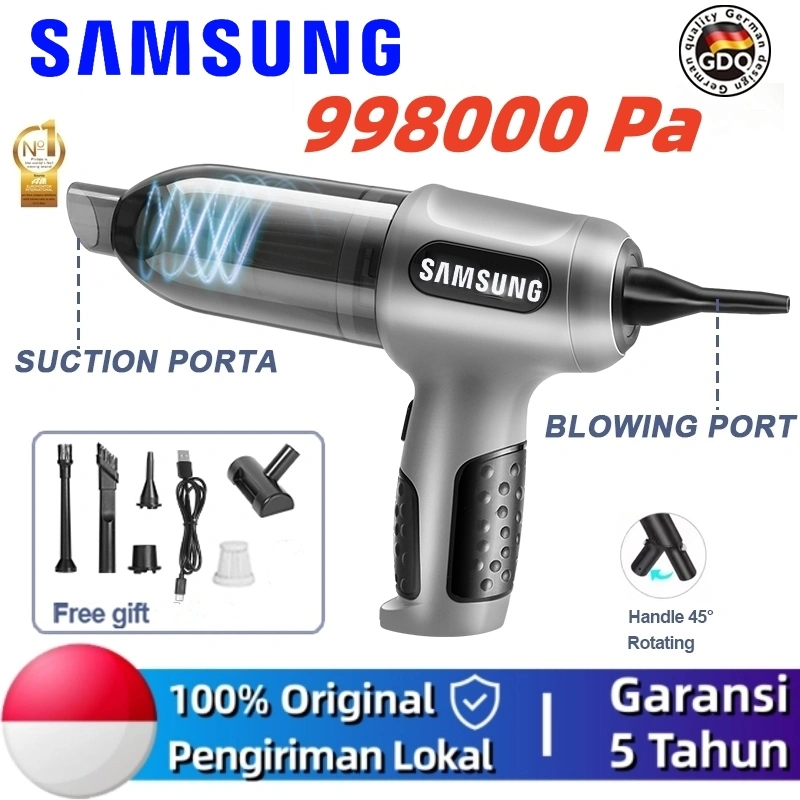 SAMSUNG Vacuum Cleaner Nirkabel Genggam 998000 Pa 8 IN 1 Penyedot Debu Portabel Daya Tinggi Rumah Tangga Pengisap
