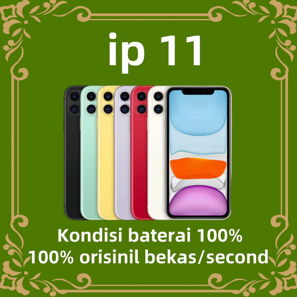 iphone 11 second bisa game live & video 256gb 128gb 64gb original 100% fullset minus mulus like new