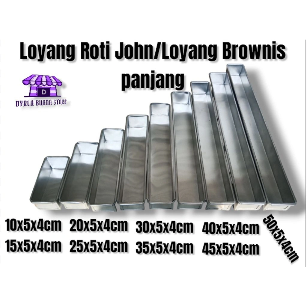 New Loyang roti John/ Brownis panjang/. uk: Panjang 10, 15, 20, 25, 30, 50cm Lebar serba 5cm tinggi 4cm