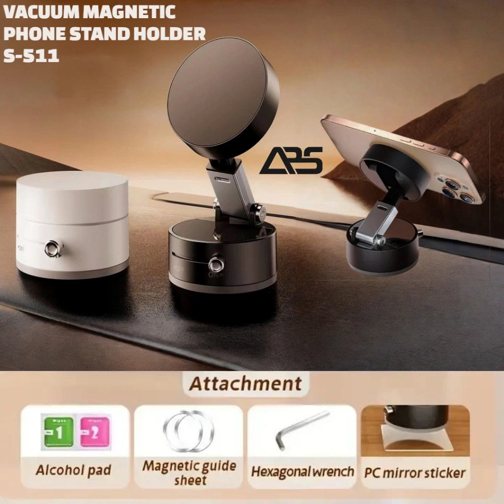 Holder HP Universal P1 Magnetic Mount Car Suction Mobile Phone Holder Mobil Anti Jatuh Multifungsi Phone Holder
