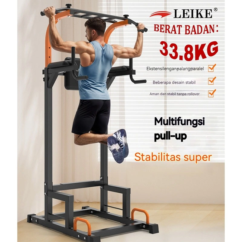 Multi-Function Power Tower,Adjustable Height Pull Up Station Pull Up Bar 33.8kg Alat Fitness Rumah Alat Gym Alat Pull Up Adjustable Height Pull Up Station