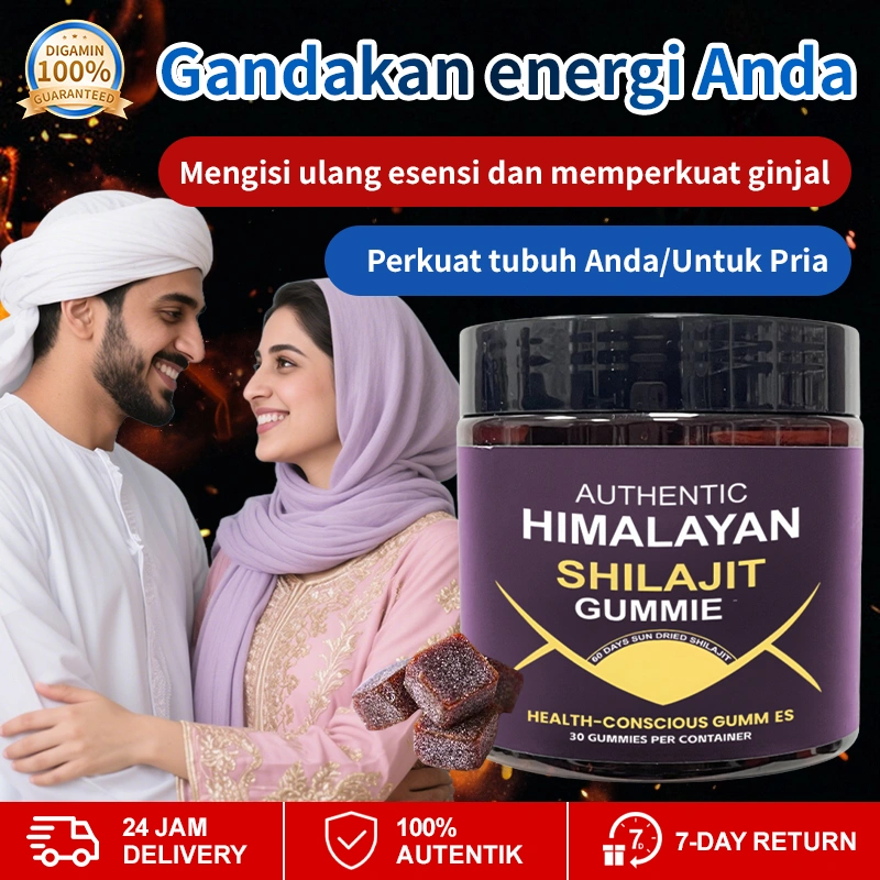 ❤️Beli 3 gratis 2❤️【𝐎𝐑𝐈𝐆𝐈𝐍𝐀𝐋】Permen Lunak Shilajit Himalaya Permen Lunak Energi 30 Butir Suplemen Ekstrak Mineral Alami Permen Lunak Penurun Gula Darah dan Lemak Darah Permen Lunak Peningkat Daya Tahan Permen Lunak Penguat Otot dan Pengurang Kelelahan