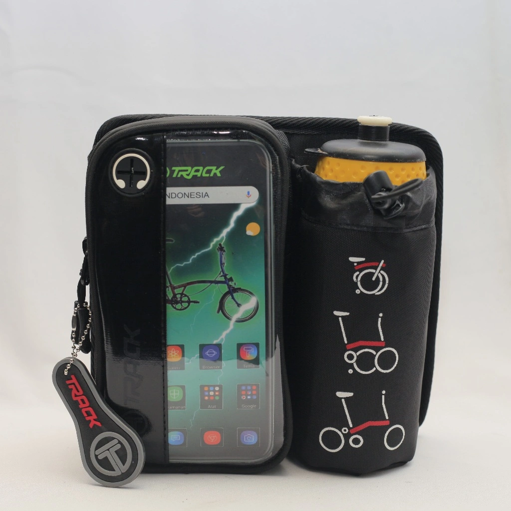 TRACK Tas Stang Sepeda Lipat Waterproof Tas Handle Bar Anti Air - Resleting Waterproof - Mika