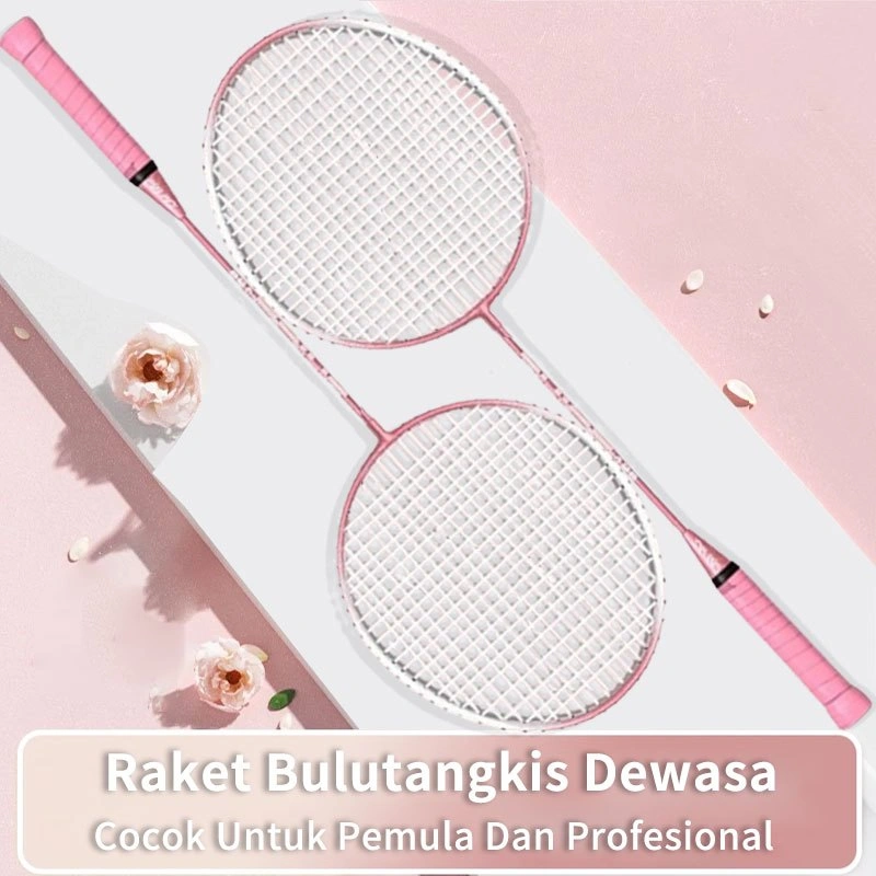 Raket Badminton/Raket Bulu Tangkis Isi 2 Free Bag/ Kok Bulutangkis / Shuttlecock
