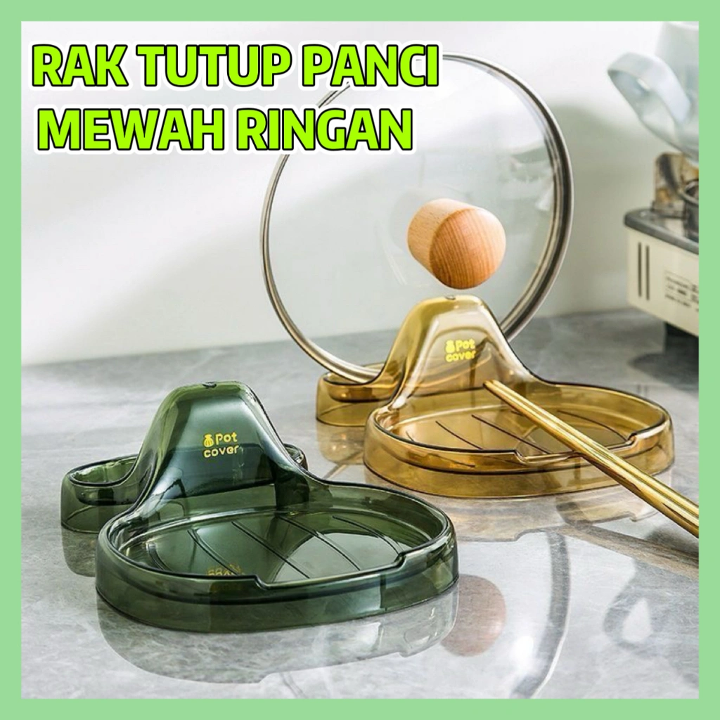Rak tutup panci mewah ringan Rak penyimpanan universal rak tutup panci dapur rumah