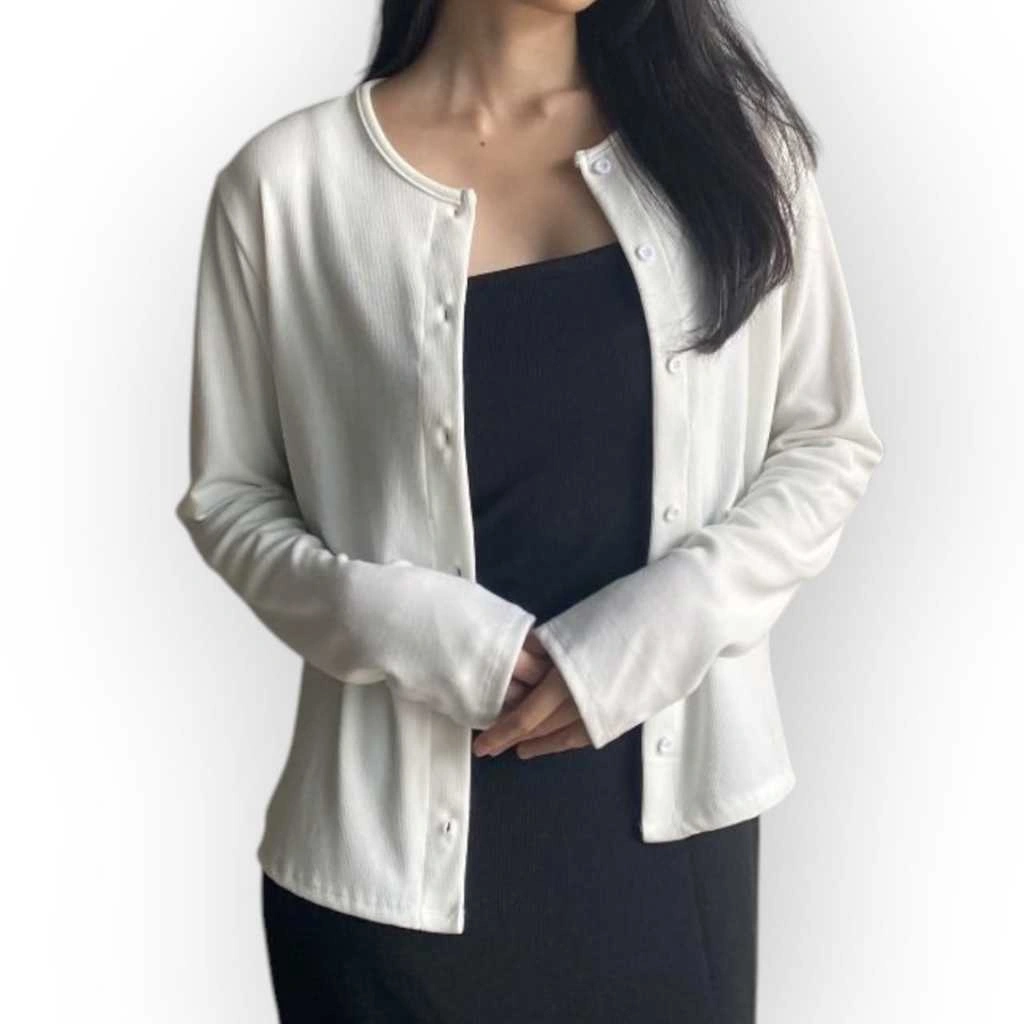 HIDEN ATTIRE Cardigan Rajut Korean Look | Outer Oversize Casual Modis untuk OOTD Wanita
