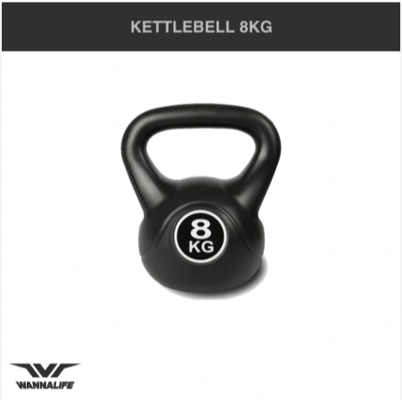 Kettlebell Kettlebel Ketlebell Neoprene Vinyl Wannafit 8kg