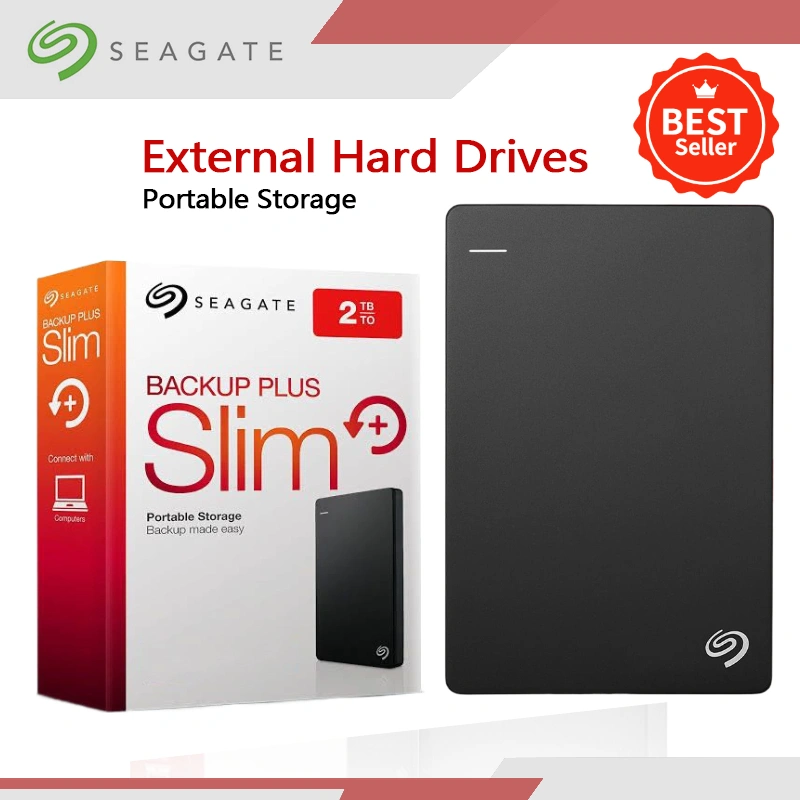 Seagate Eksternal Hard Drive One Touch 1TB/2TB USB 3.0 Slim Portable Eksternal HDD Hard Drive