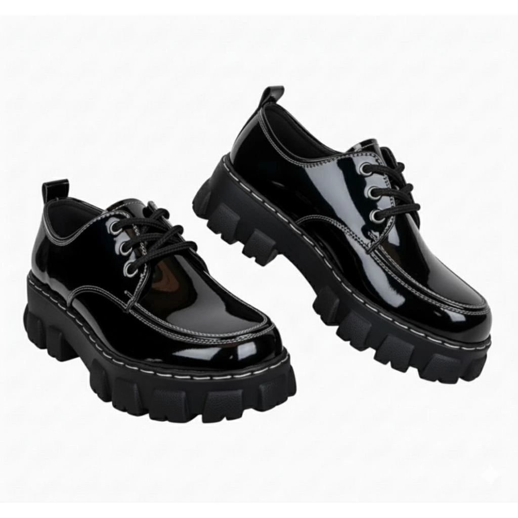 HARVEY - Sepatu Docmart Kings Black 3Hole Wanita