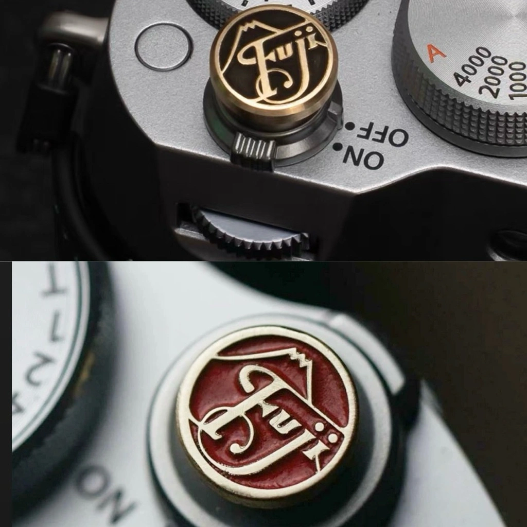 Tombol Shutter release button motif FUJI tipe ULIR