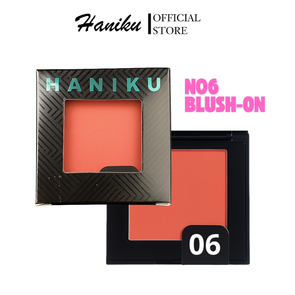 HANIKU Blush On Powder 4.5gr Shade NO.06 / Tahan Lama - Pigmented | Perona pipi | Make Up