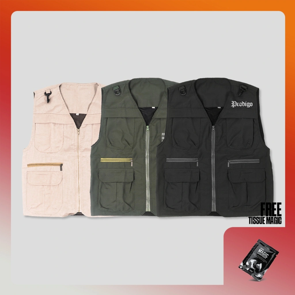 Prodigo * Rompi Tactical Nambo All Varian I Vest Ripstop Pria Wanita I Rompi Lapangan I Rompi Outdoor Premium