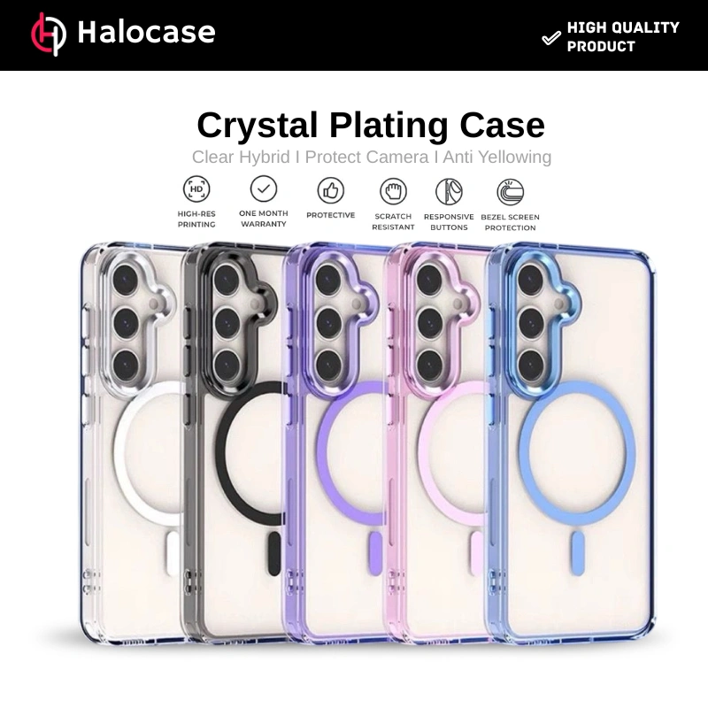 Case Magsafe for Samsung Galaxy A56 A36 A26 A16 A55 A35 A15 A17 4G 5G Plating List Hard Case Magsafe