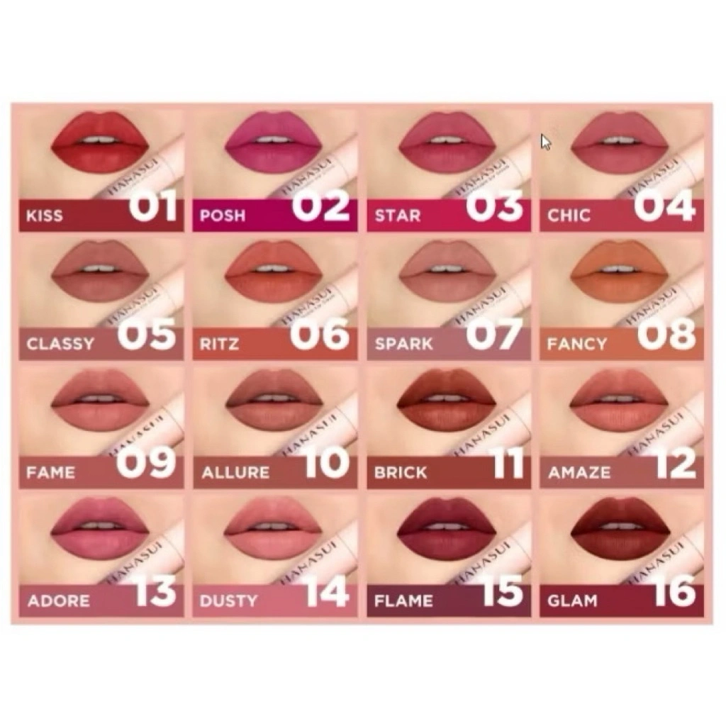 Hanasui Mattedorable Lipcream