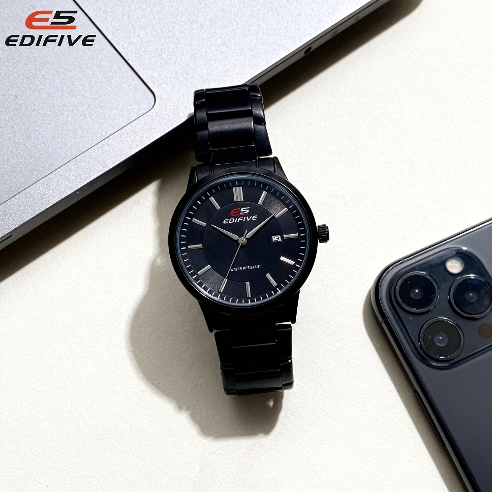 M283 Jam Tangan Pria Luxury Bisnis Kuarsa Kalender Tali Stainless Steel Jam Tangan Cowok Casual Elegan Anti Air