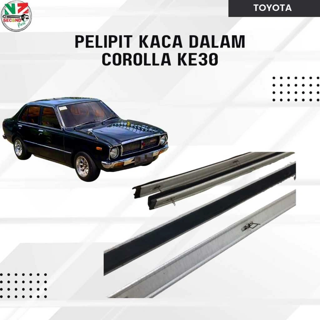 Pelipit Kaca Pintu Dalam Mobil Corolla KE30 1975 - 1979