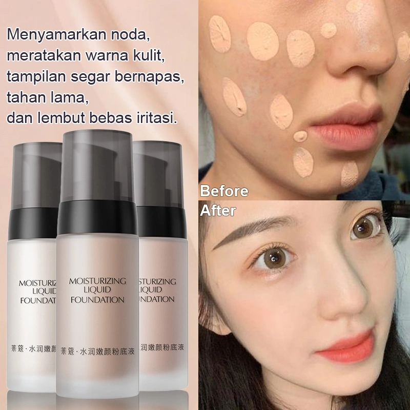 foundation tahan lama full coverage foundation waterproof 40g Tahan Sempurna Sepanjang Hari