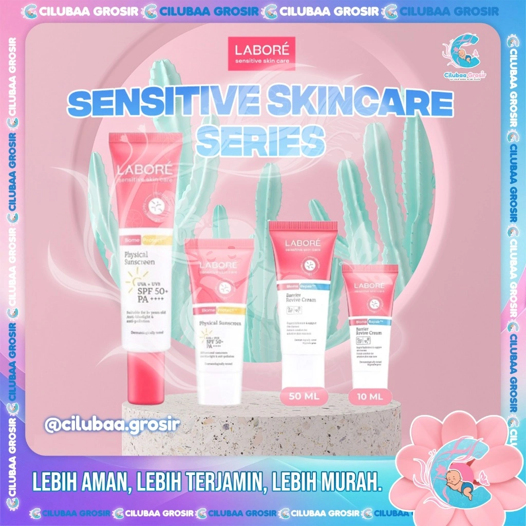 LABORE Sensitive Skin Care Series || Barrier Revive Cream || Physical Sunscreen