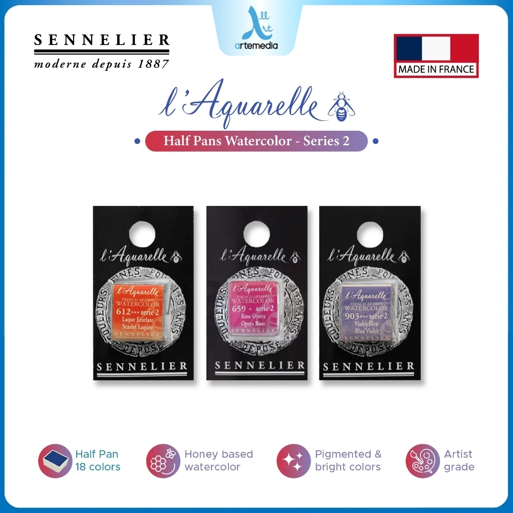 SENNELIER ARTIST W/C HALP FAN S.2