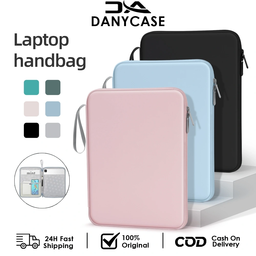 DANYCASE Tas Tablet iPad Tas Tahan Air untuk Tablet 10/11/12/13 inci Tas Penyimpanan Tahan Debu Tas Laptop Portabel Tas Jinjing Multifungsi