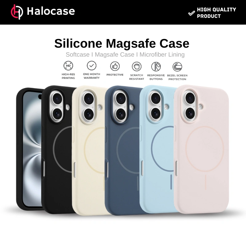 Case for Iphone 16 15 14 13 Pro Max Silicone Magsafe Case iPhone