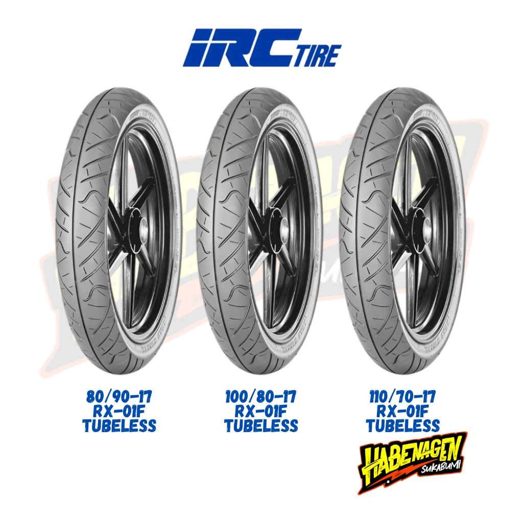 Ban Luar Motor Tubeless Ring 17 Irc Tire Rx-01f 80/90 100/80 110/70