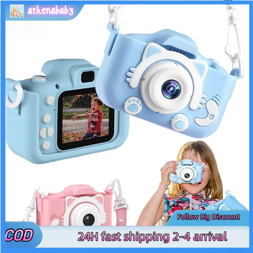 {24H SHIP}Mainan Kamera Anak/Kamera Digital Anak/Kids Camera/Foto Video HD/Kids Birthday Gifts