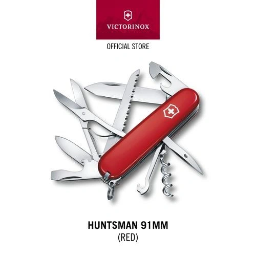 Victorinox Huntsman, 91 mm,  [Pisau Multifungsi]  Swiss Army Knife™