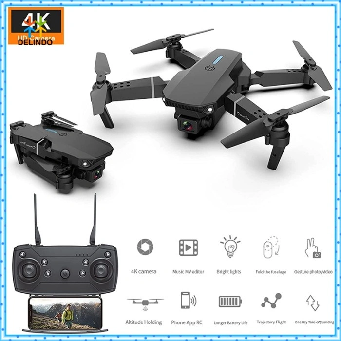 Drone Dual Camera Triple Battery Wifi 4K HD Kamera Obstacle Avoidance