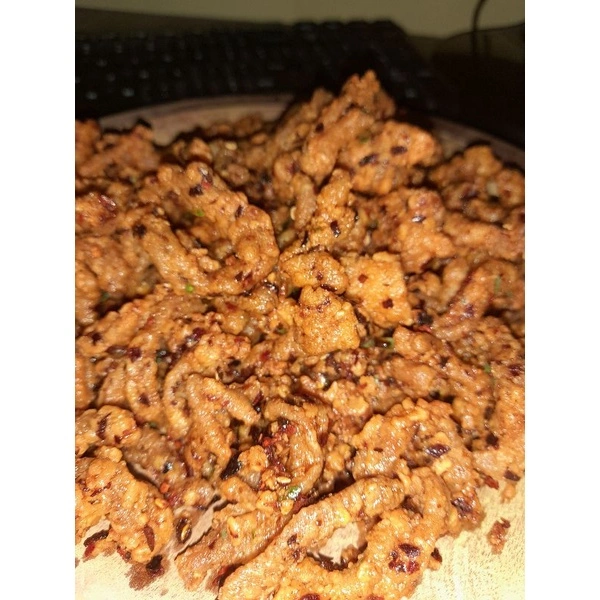 Keripik Usus Ayam Krispi Sangat Pedas Gurih Kriuk kriuk xtra daun jeruk limo isi 50 gram harga riseller guys