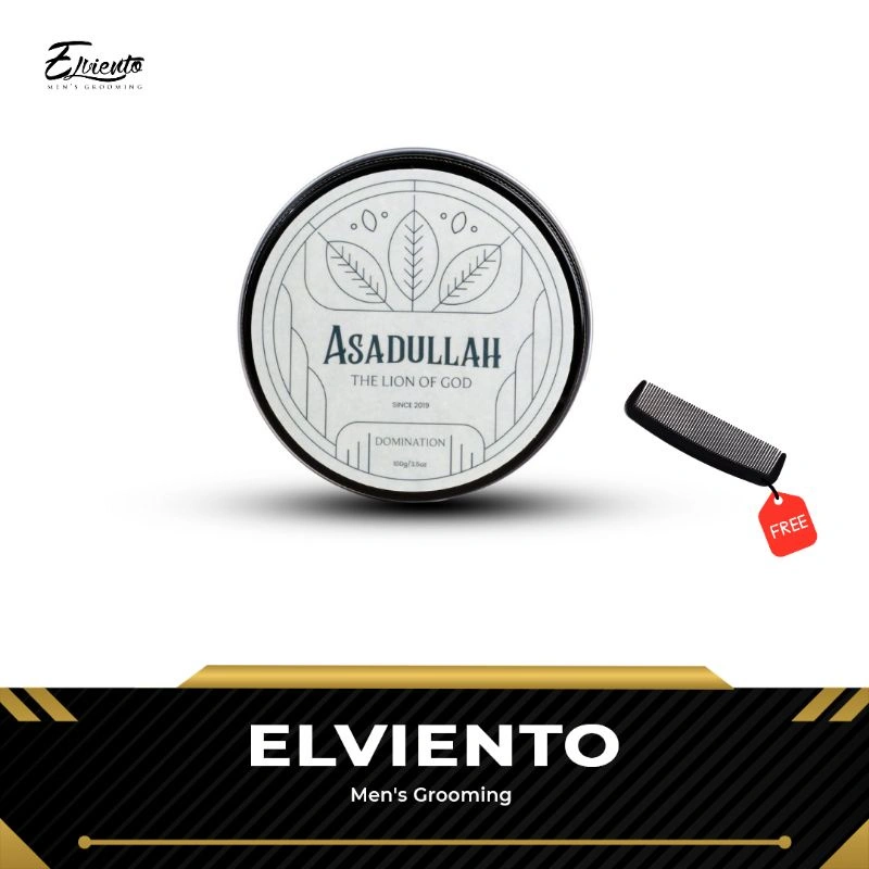 Asadullah Pomade Domination Hold 100 Gram + Sisir Steril