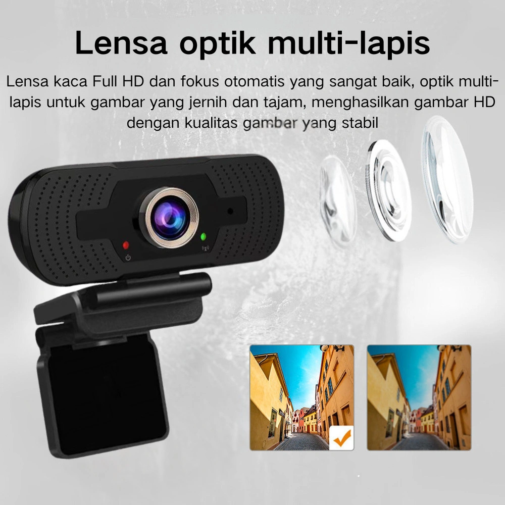 Usb Zoom Untuk Live Laptop Full Hd Pc 4K Mic Google Meeting Streaming Webcam Kamera 1080P Webcam