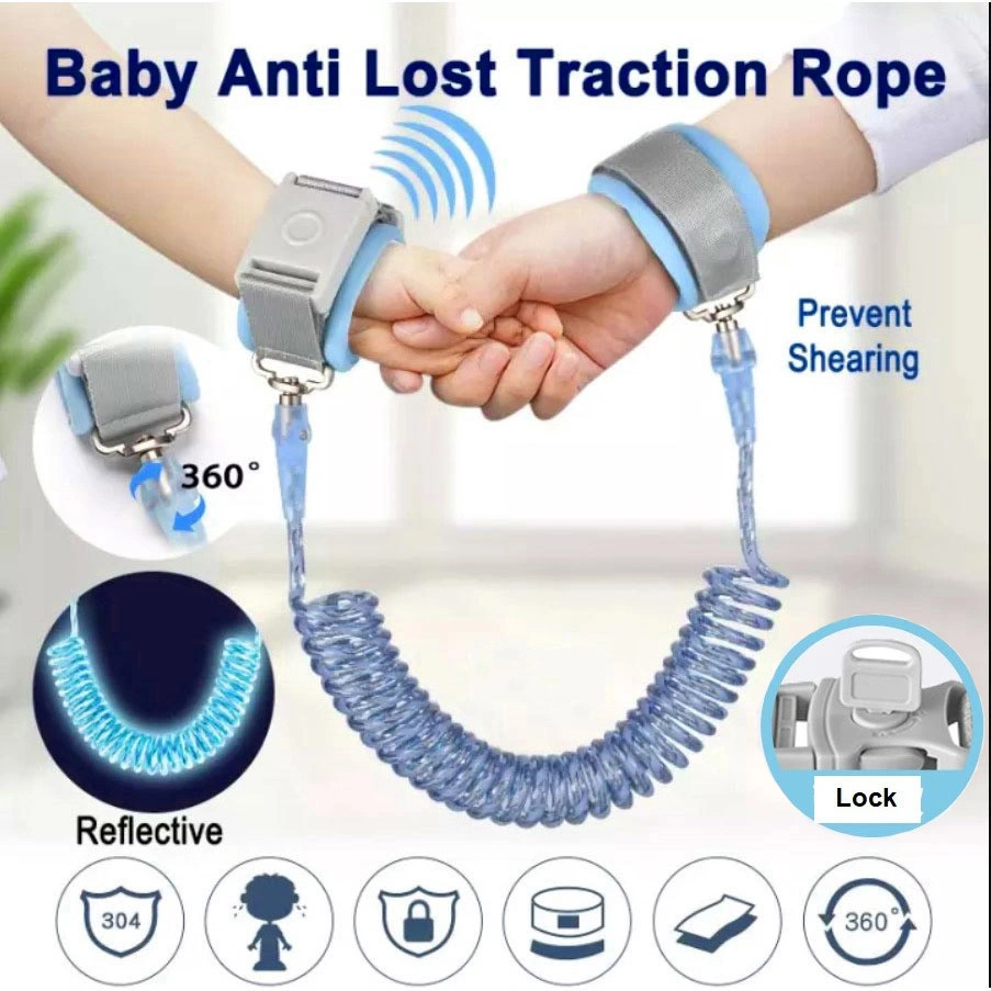 Babyplay Harness Balita Tali Tangan Anti Lost Wrist Link Kids 2.5M