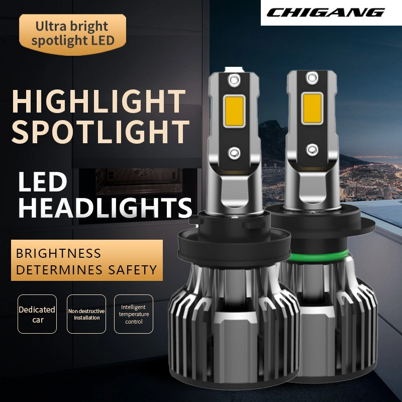 CHIGANG L39 LED Lampu depan untuk Mobil H7 H11 HB3 9005 HB4 9006 led Bulb 12V 72W /A pair 16000LM 6500K Lampu depan 2 PCS H4 Original