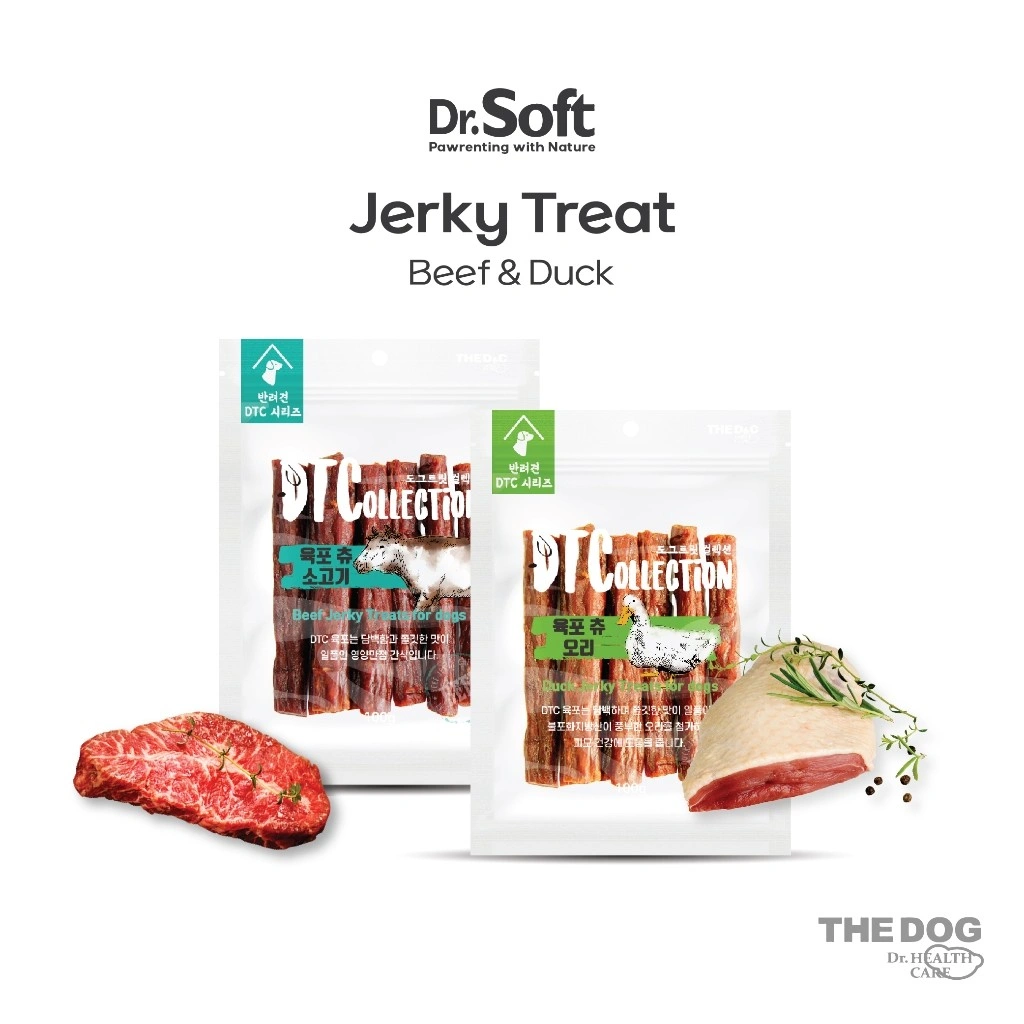 Dr. Soft Jerky Chew - Camilan Kunyah Daging Jerky - Snack Anjing Premium