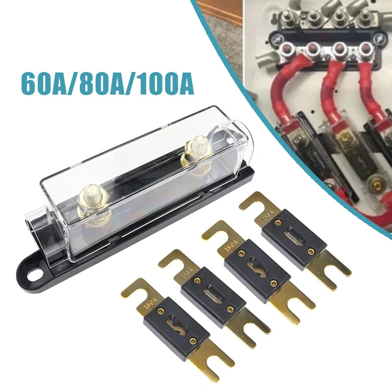 Electrical Protection ANL Fuse Fuse Sekering  Audio Mobil System Mobil Gold Plated Basis/60A/80A/100A