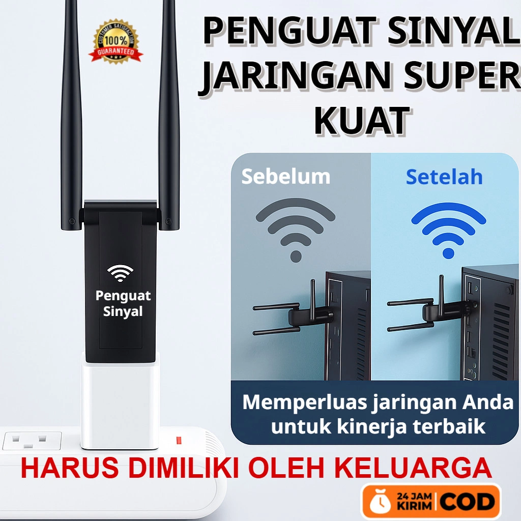 [Konektivitas Tanpa Batas] Penguat Sinyal WiFi Meningkatkan Jangkauan Penguat Kuat Extender Repeater Meningkatkan Jaringan Perangkat Digital Koneksi Lebih Kuat Alat Penting WiFi