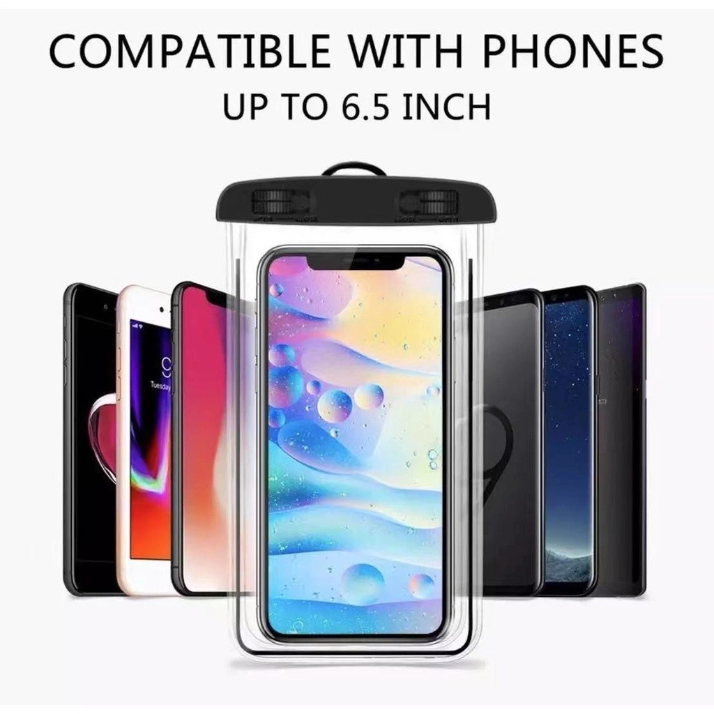 Sarung Hp Anti Air Universal Handphone Cover Tahan Air Waterproof Case Import Promosi
