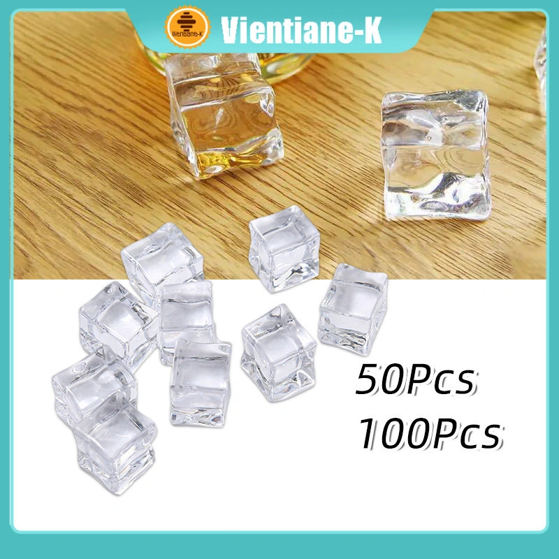 50Pcs/100Pcs Es Batu Palsu / Fake Ice Cube / Photography Es Batu
