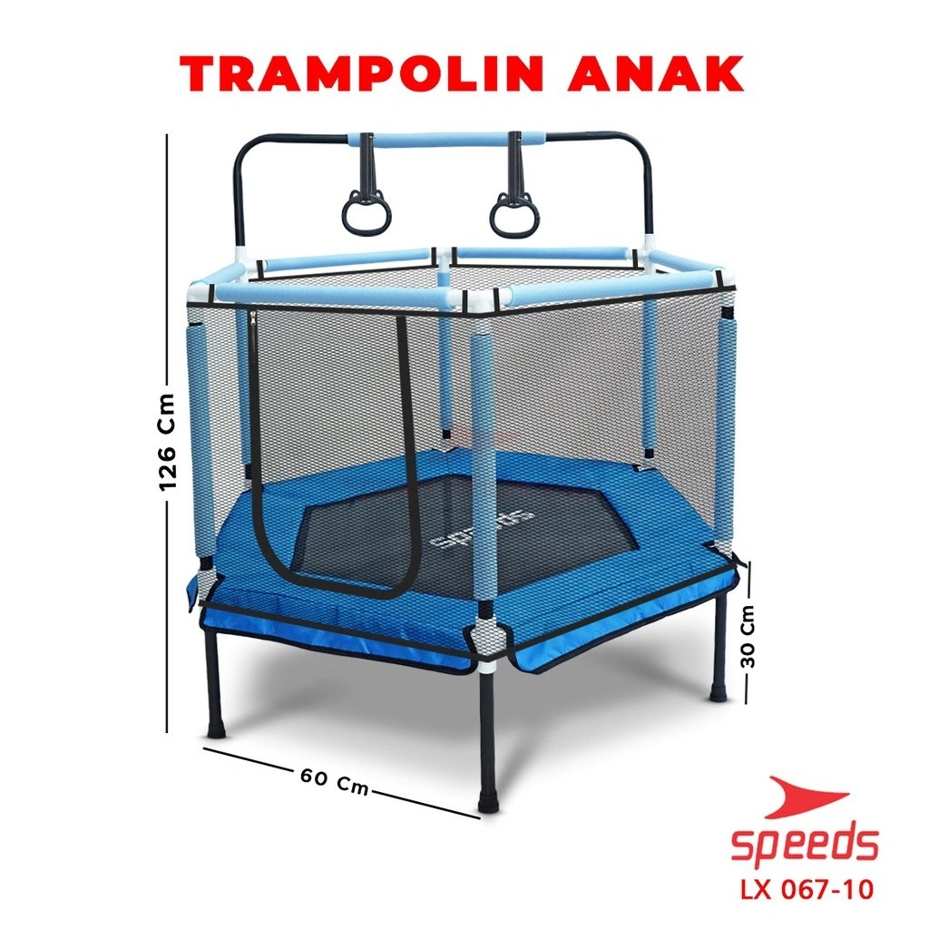 SPEEDS Mainan Anak Trampoline Anak Mainan Lompat Jump Olahraga Fitness 067-10